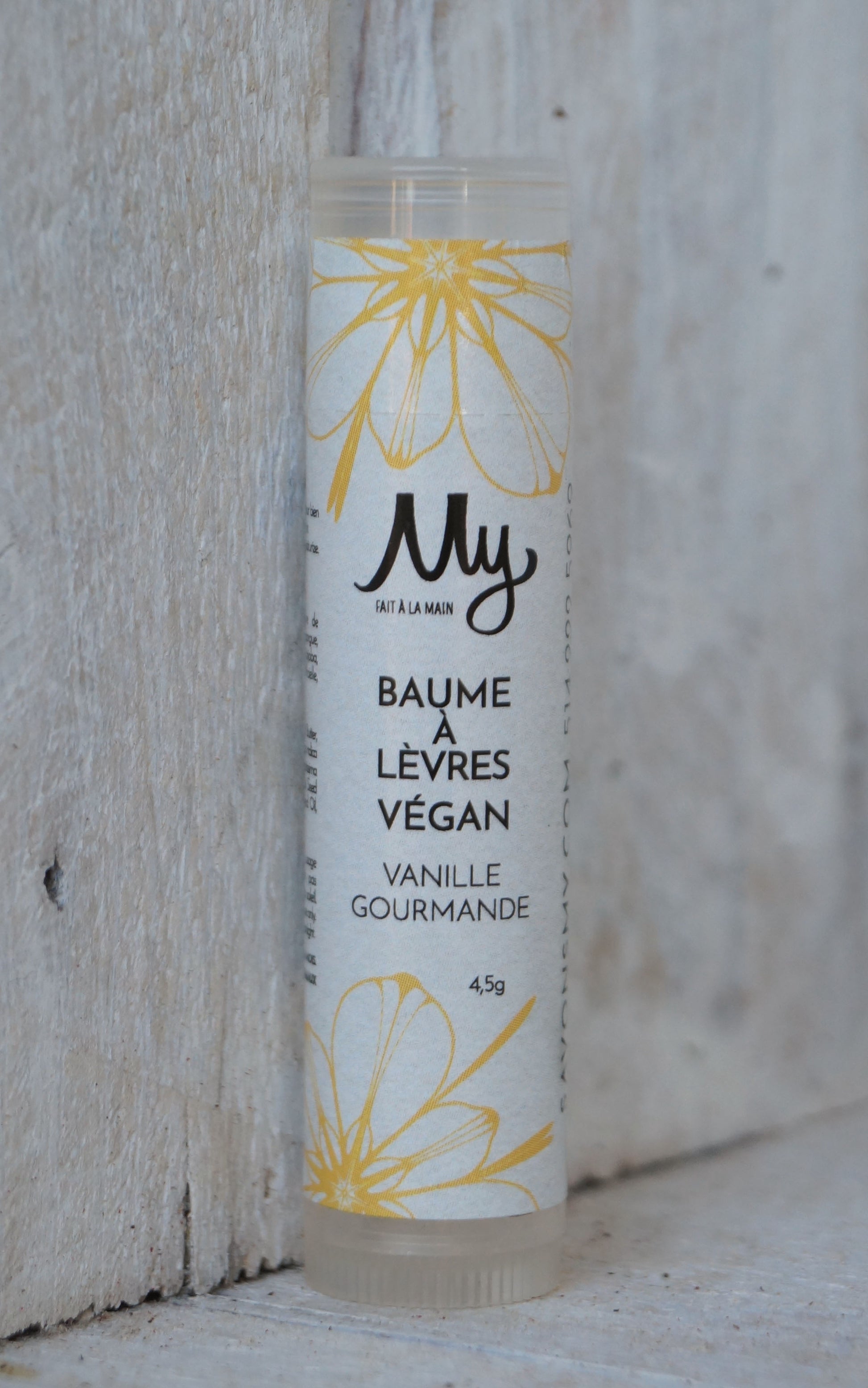 Baume à lèvres végan Vanille gourmande
