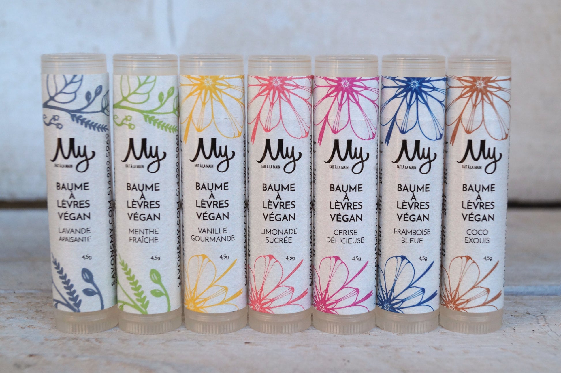 Baumes à lèvres végans