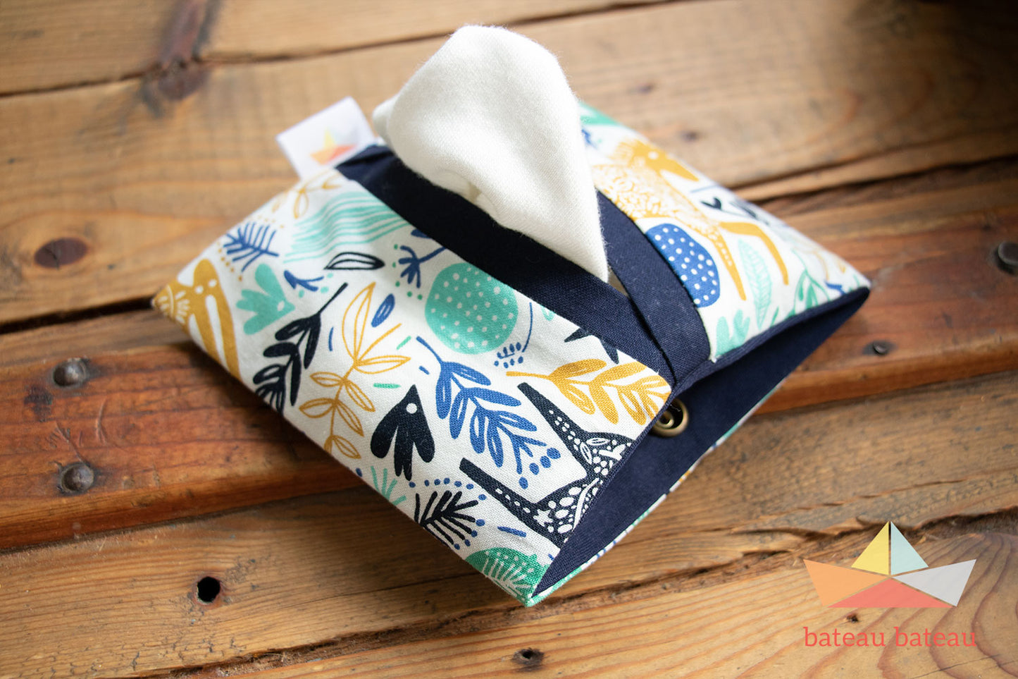 Pochette de transport - 4 mouchoirs lavables