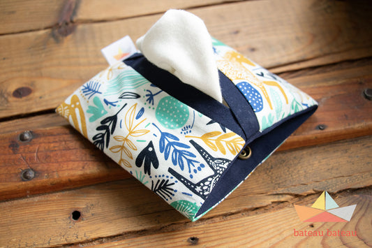 Pochette de transport - 4 mouchoirs lavables