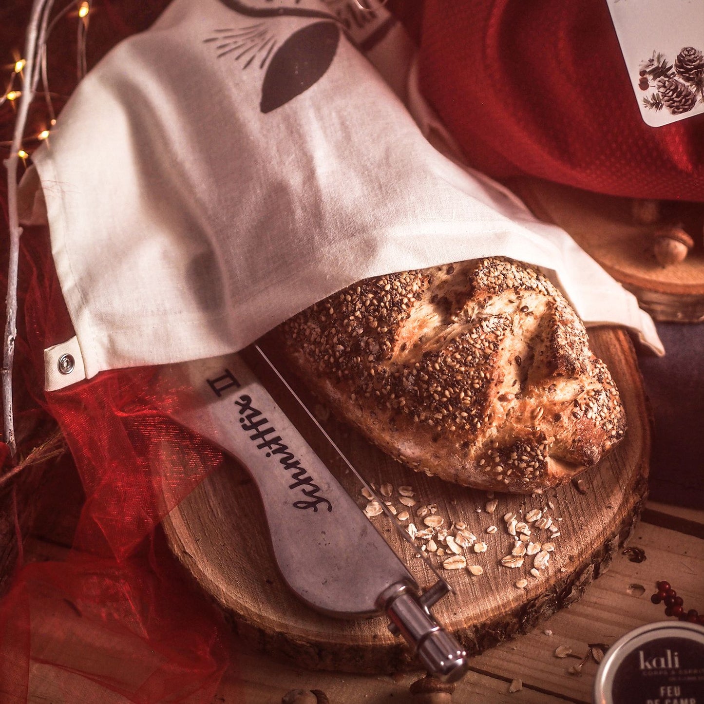 Sac à pain de conservation réutilisable - Miche & autres