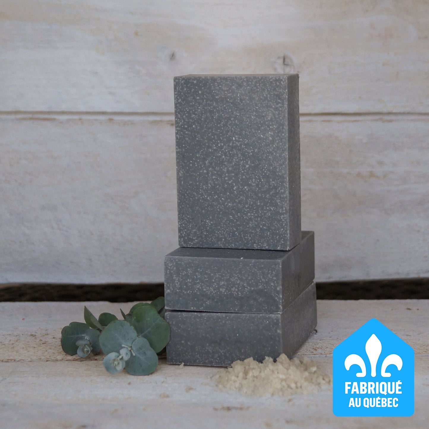 Dead Sea Salt and Activated Charcoal Soap