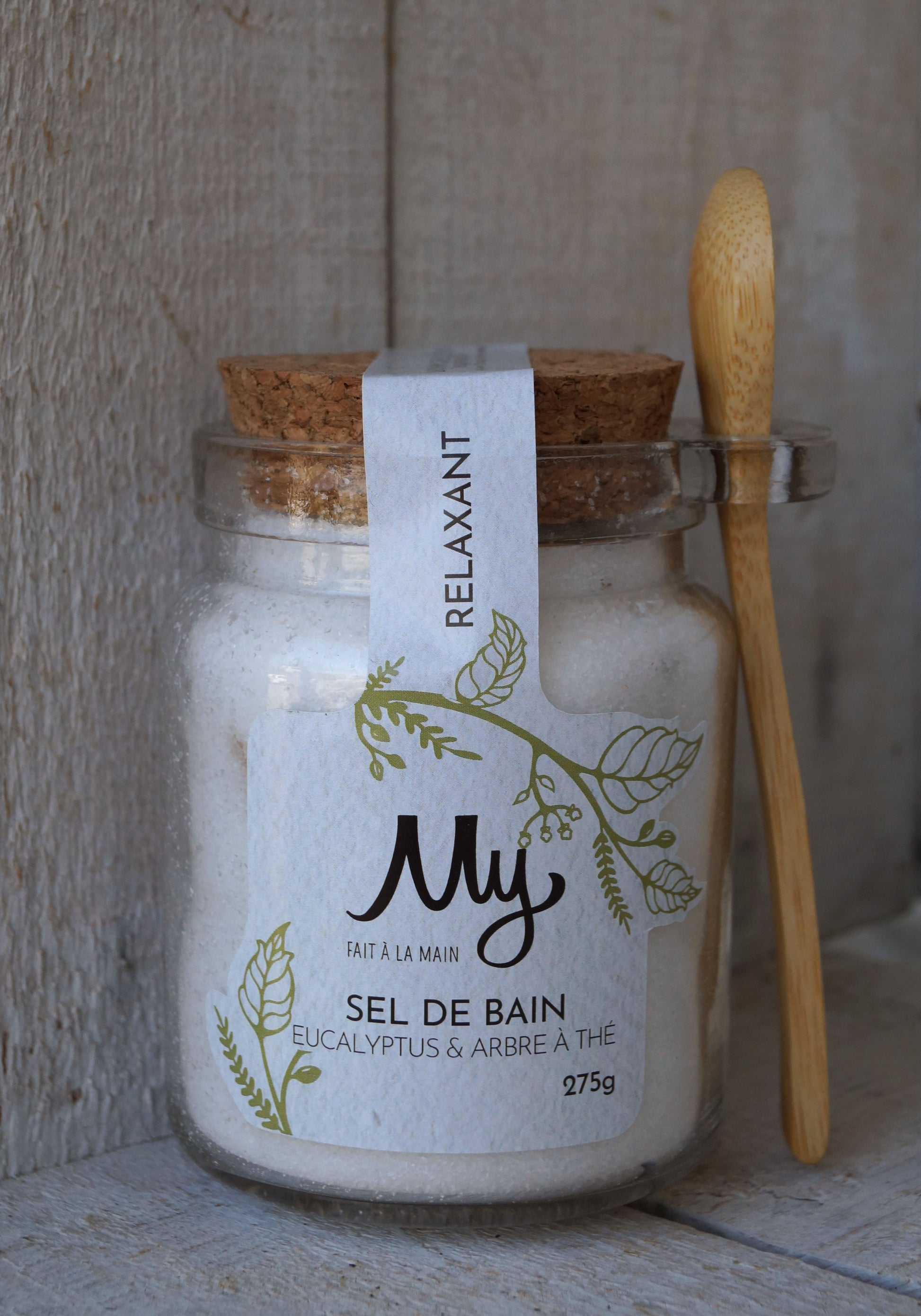 Sel de bain relaxant Eucalyptus et arbre à thé