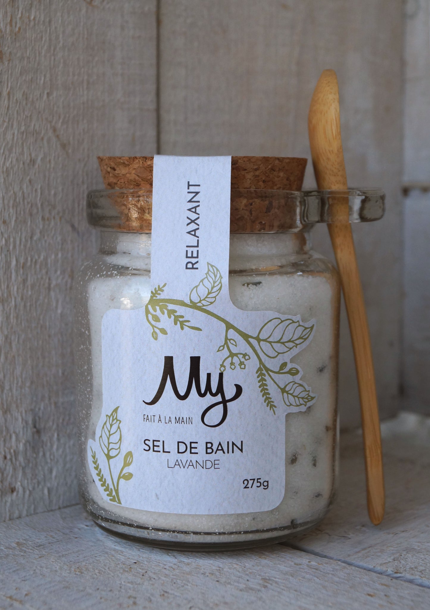 Sel de bain relaxant Lavande