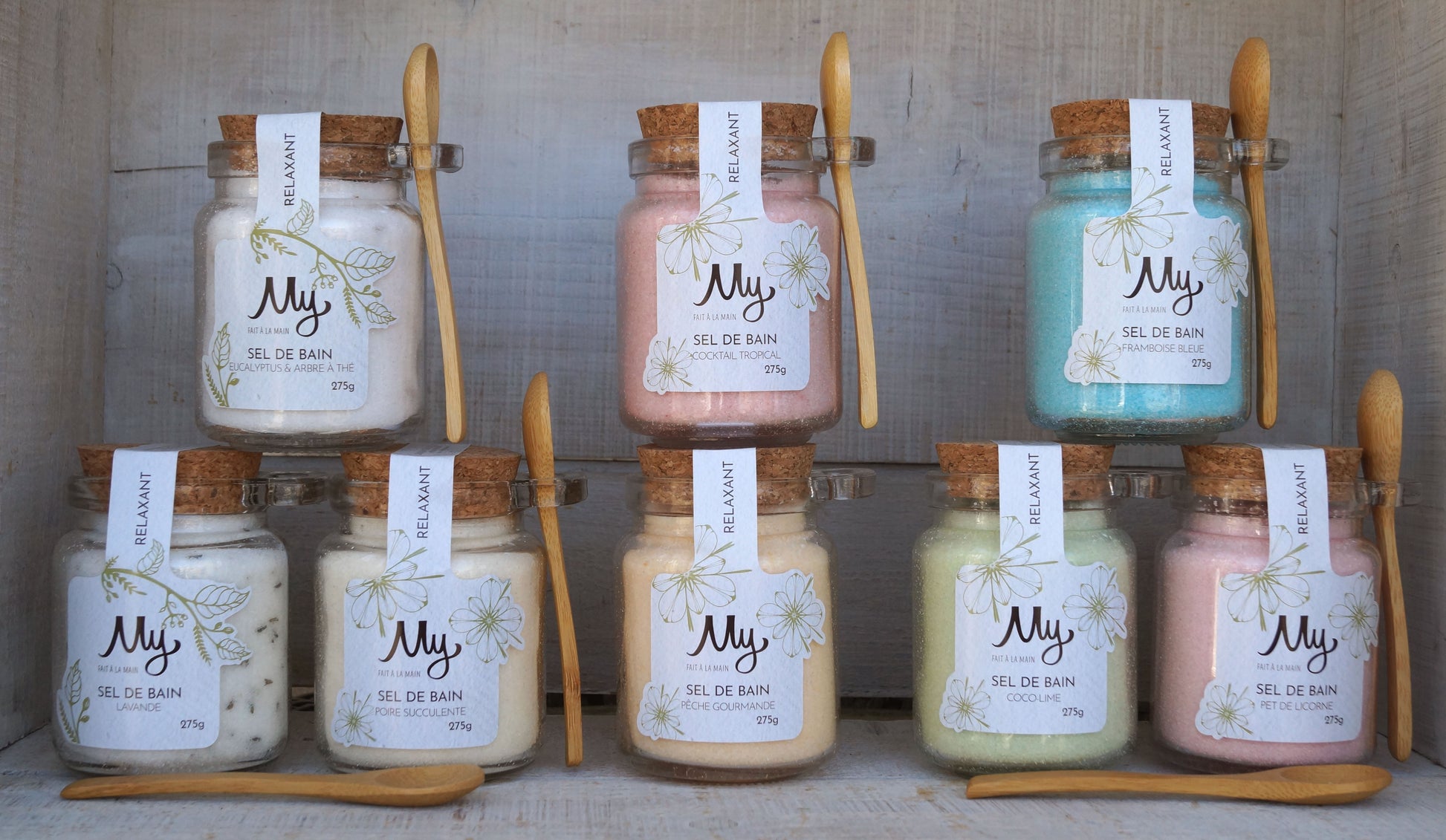 Sels de bain relaxants