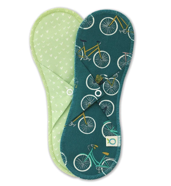 Öko-pad régulier (flux moyen) lavable (paquet de 2)