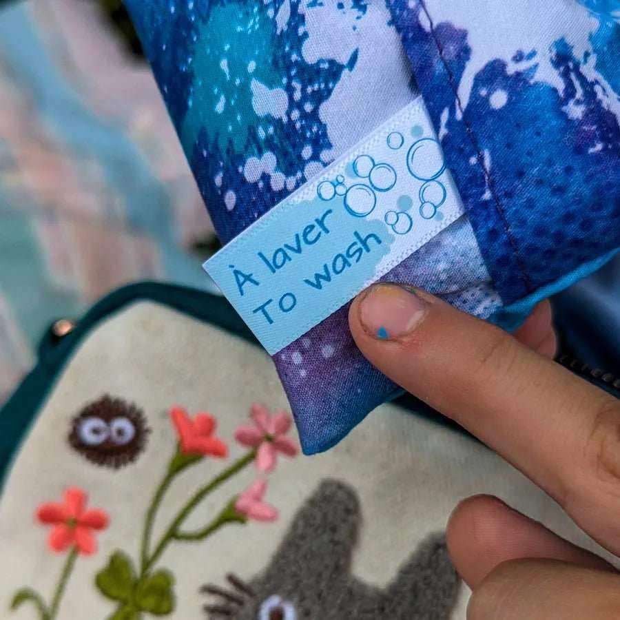 Öko-Teens - Yuri - Protège-dessous lavable + pochette