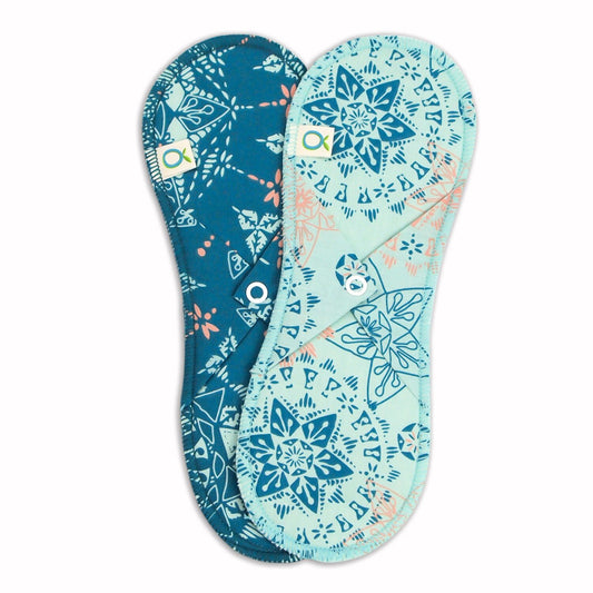 Öko-pad régulier (flux moyen) lavable (paquet de 2)