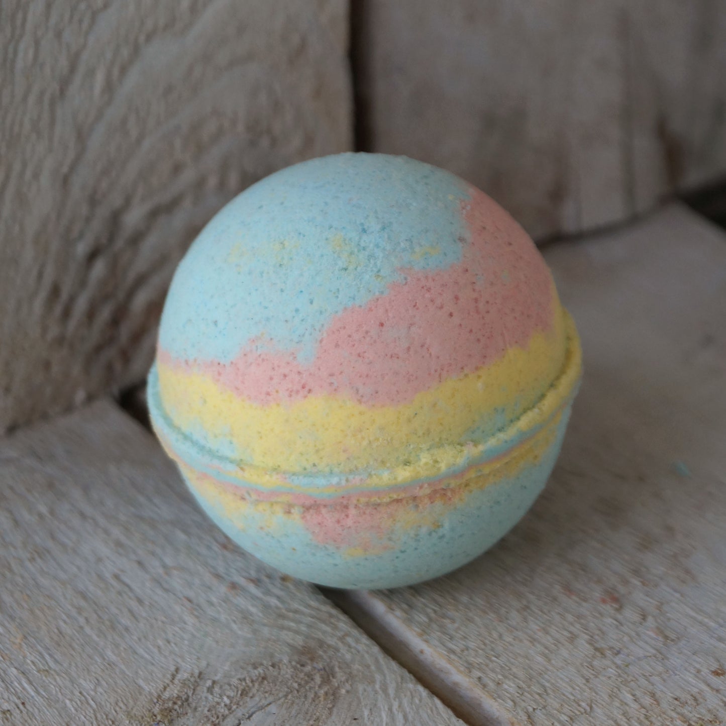 Bombe de bain effervescente Barbe à papa