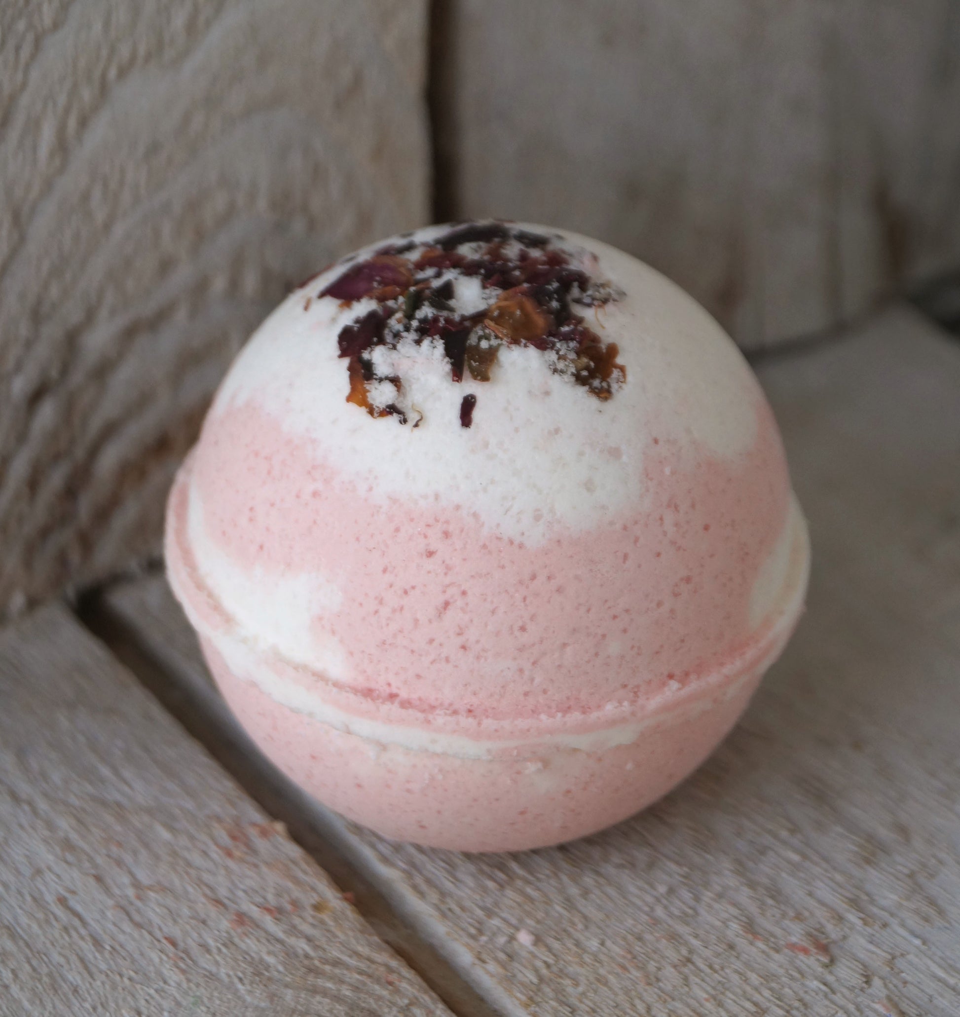 Bombe de bain effervescente Fraise sucrée
