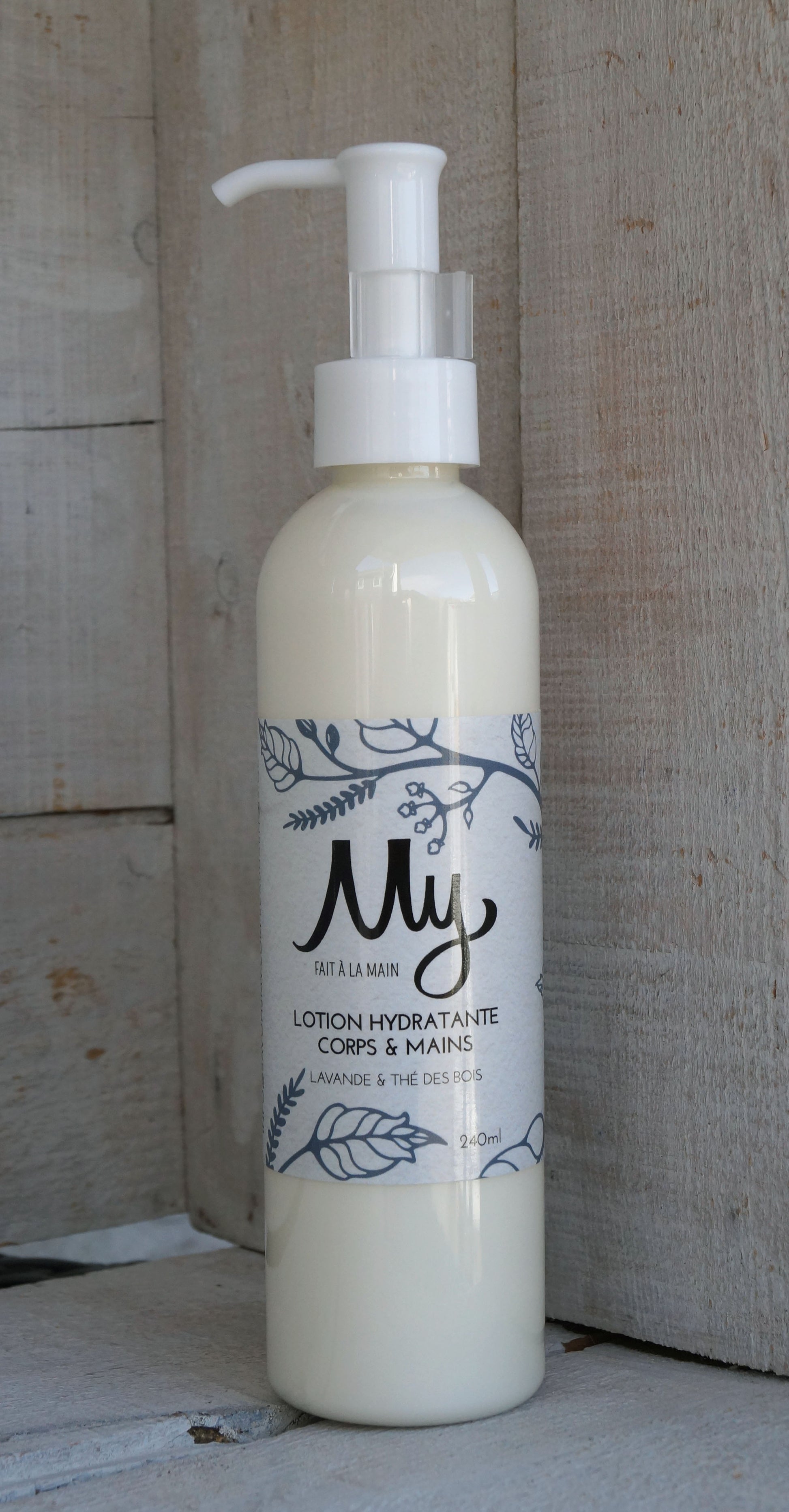 Lotion hydratante corps et mains Lavande et thé des bois