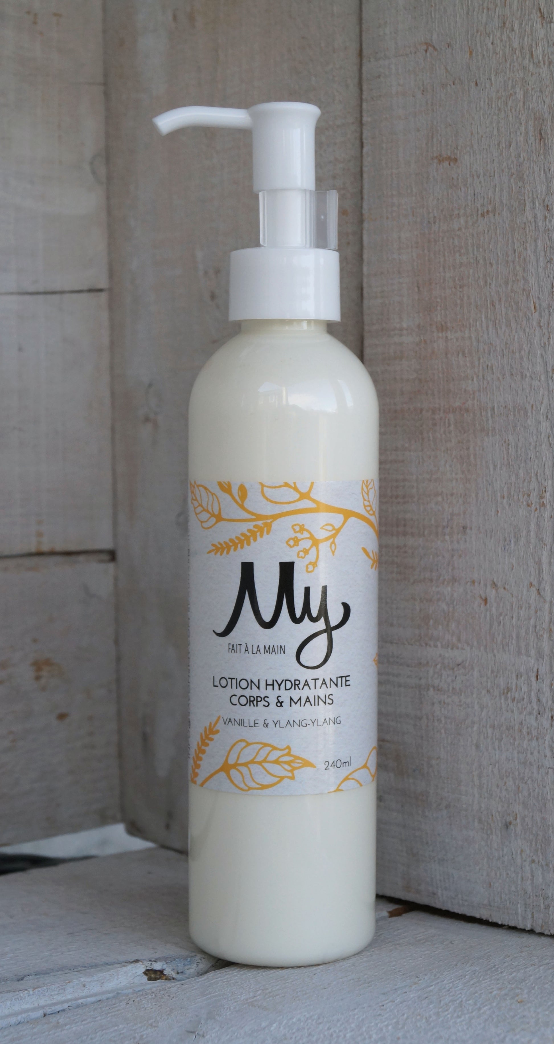 Lotion hydratante corps et mains Vanille et ylang-ylang