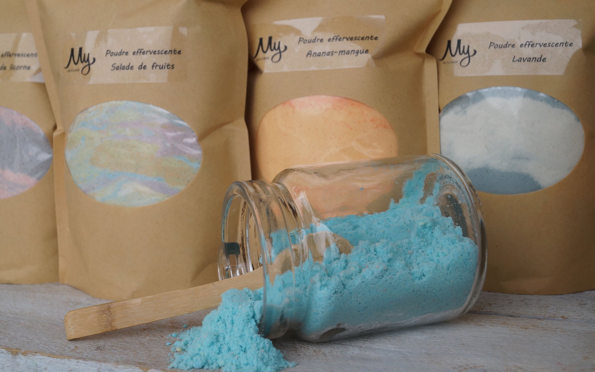 Poudres magiques effervescentes