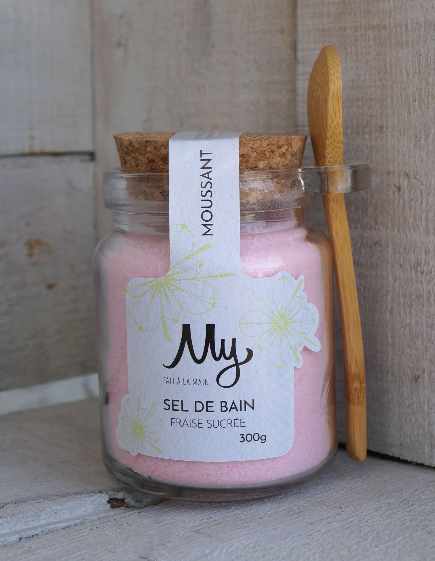 Sel de bain moussant Fraise sucrée