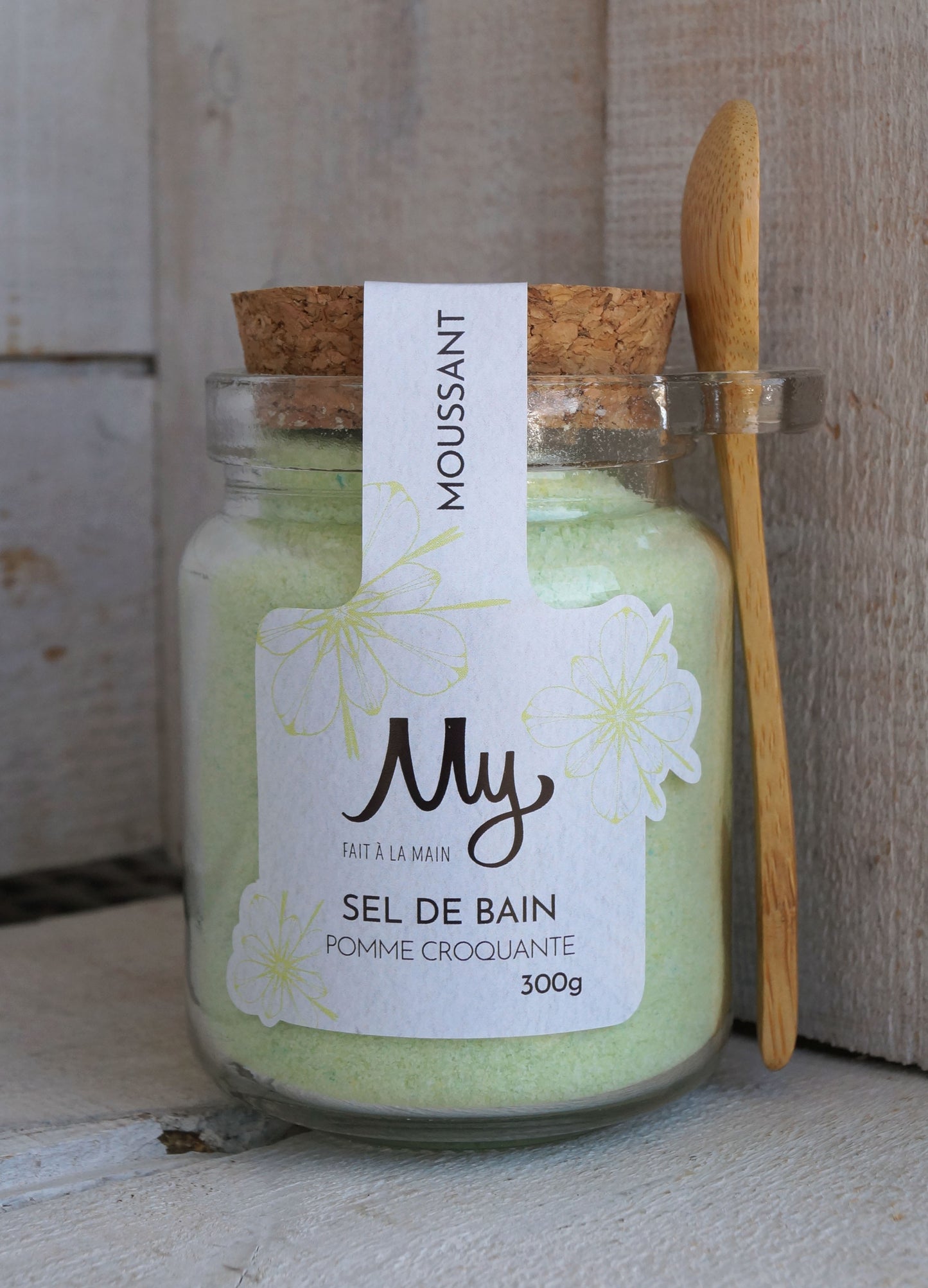 Sel de bain moussant