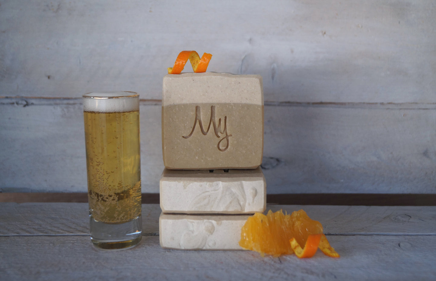 Savon Bière, orange et patchouli