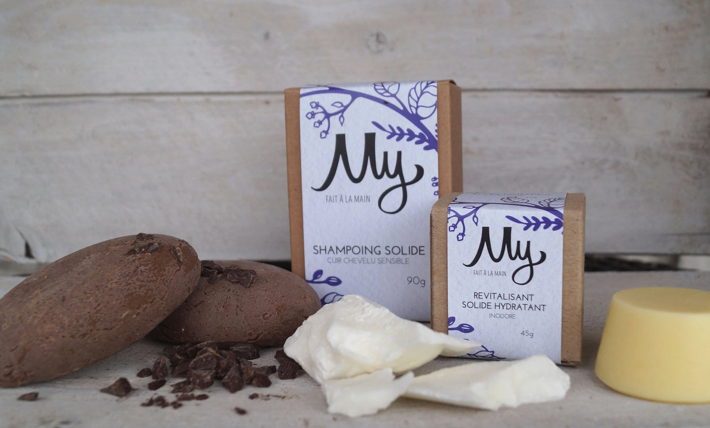 Shampoing solide Cuir chevelu sensible et revitalisant solide Inodore