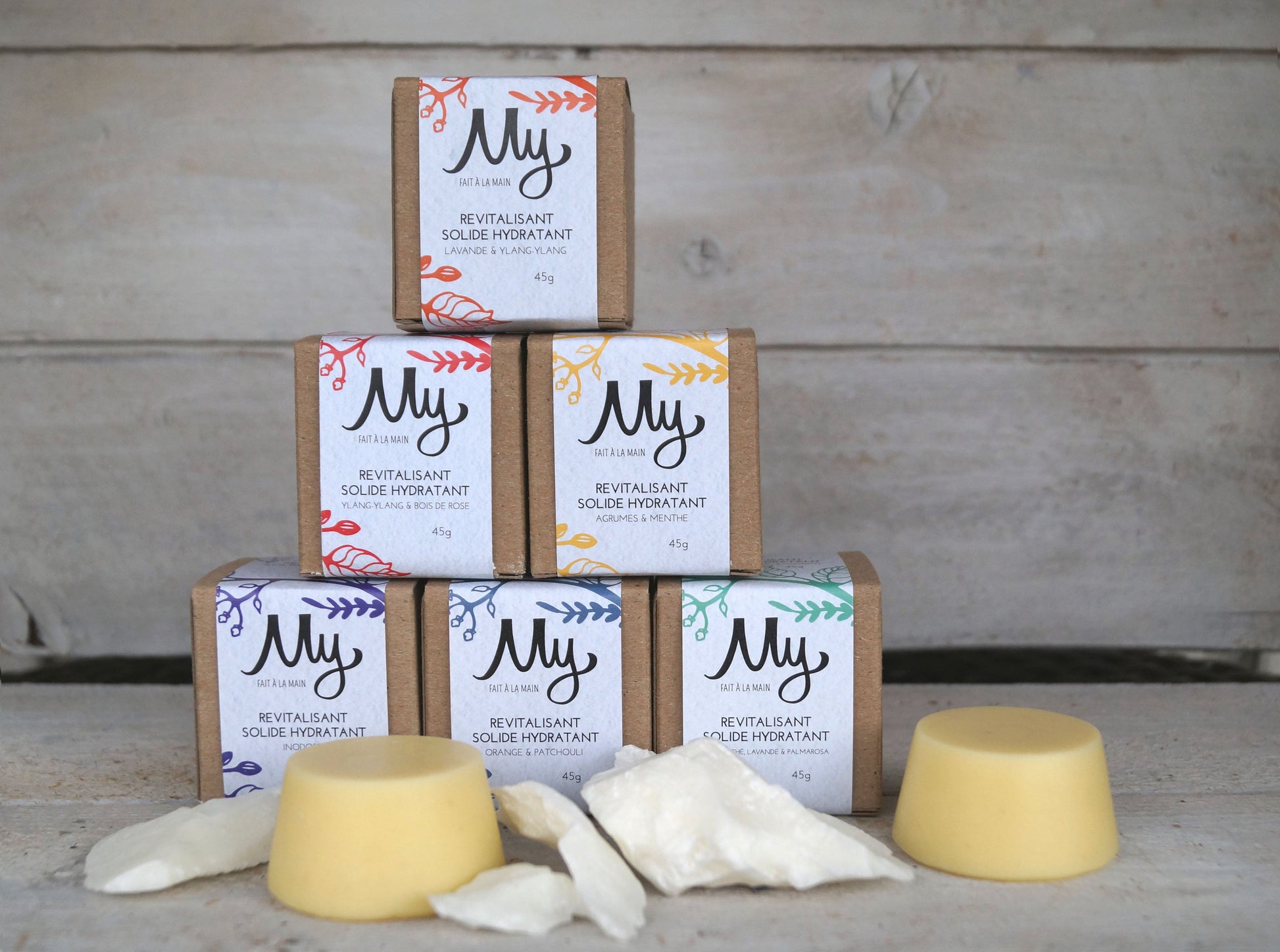 Revitalisants solides hydratants