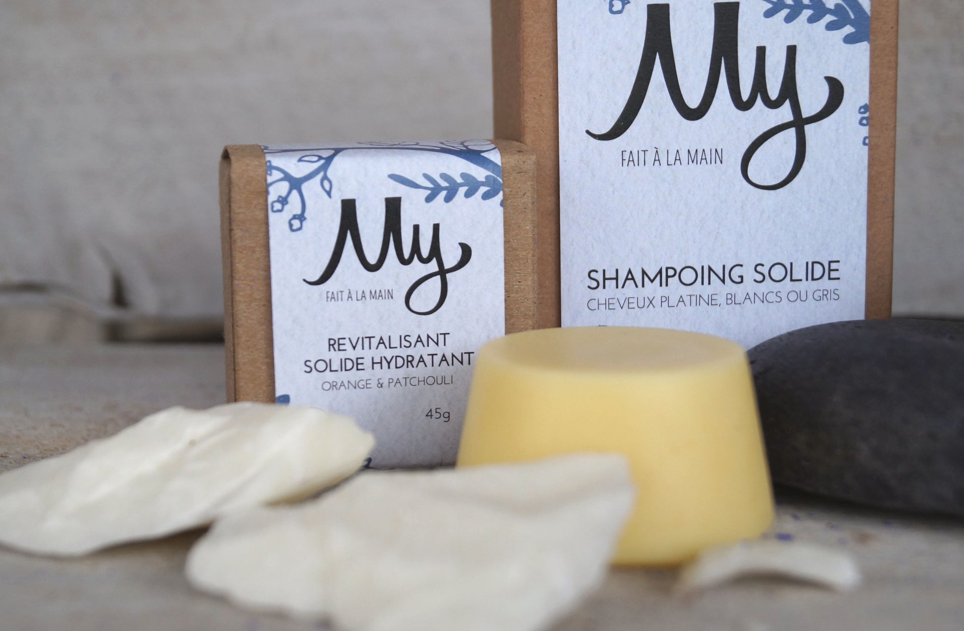 Revitalisant solide hydratant Orange et patchouli