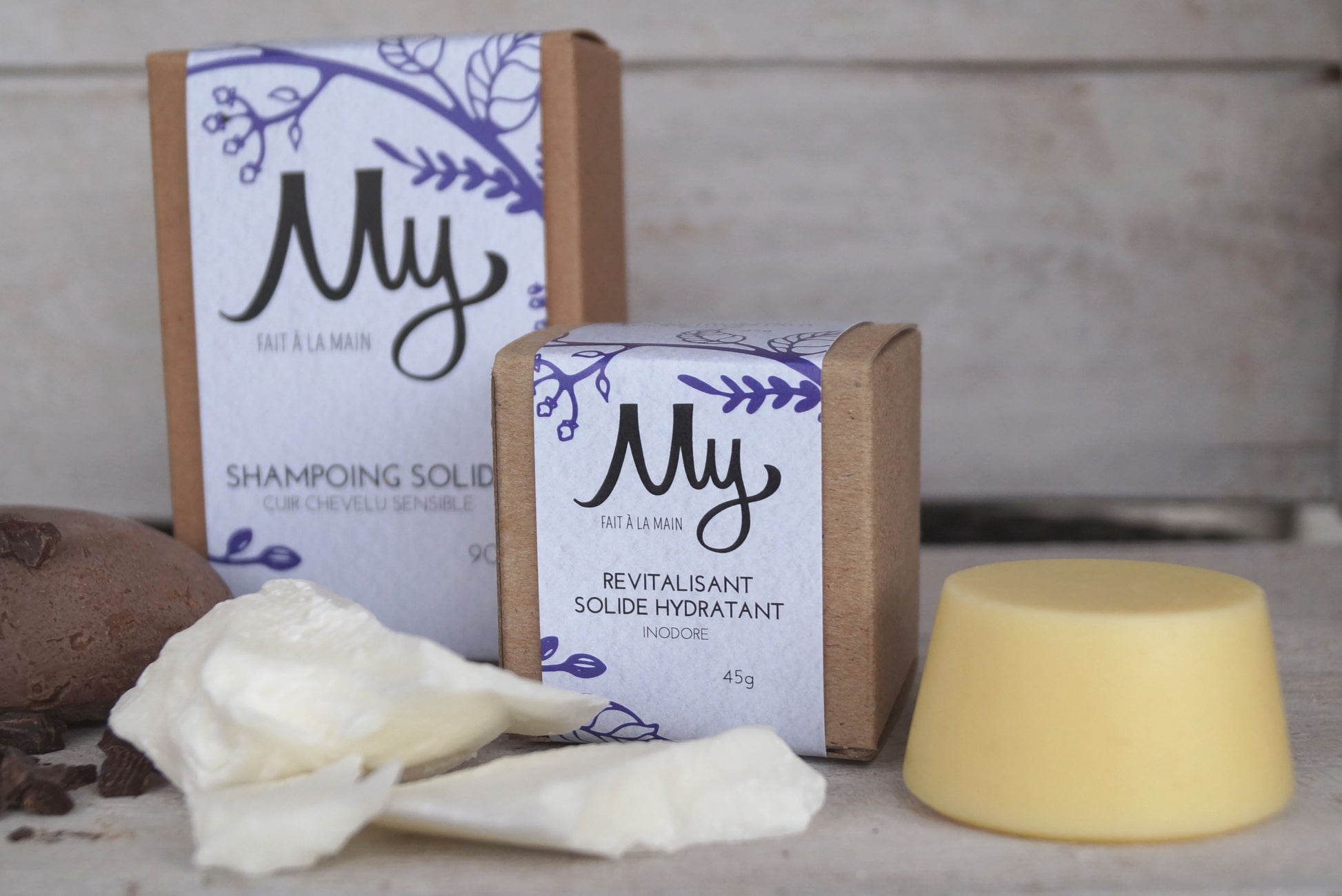 Revitalisant solide hydratant Inodore