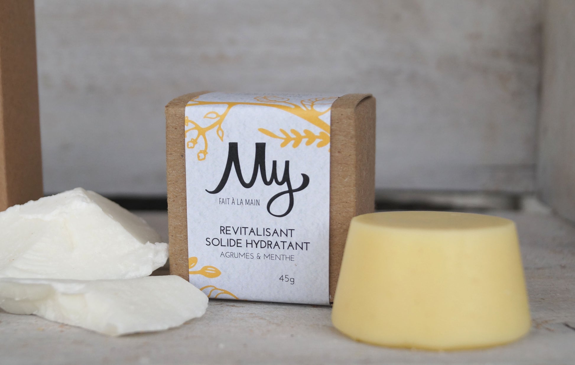 Revitalisant solide hydratant Agrumes et menthe