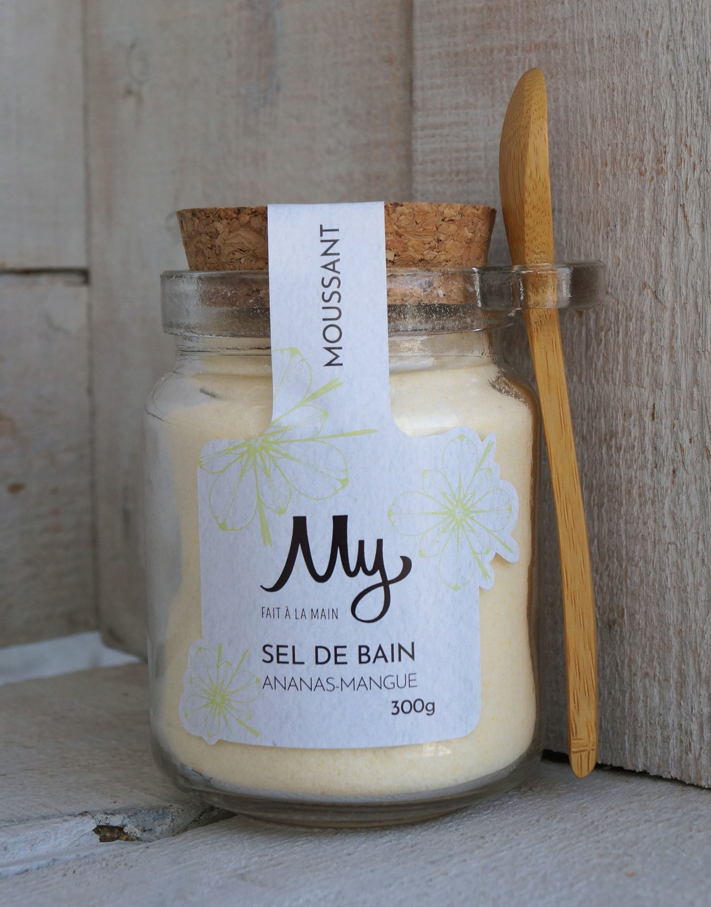 Sel de bain moussant