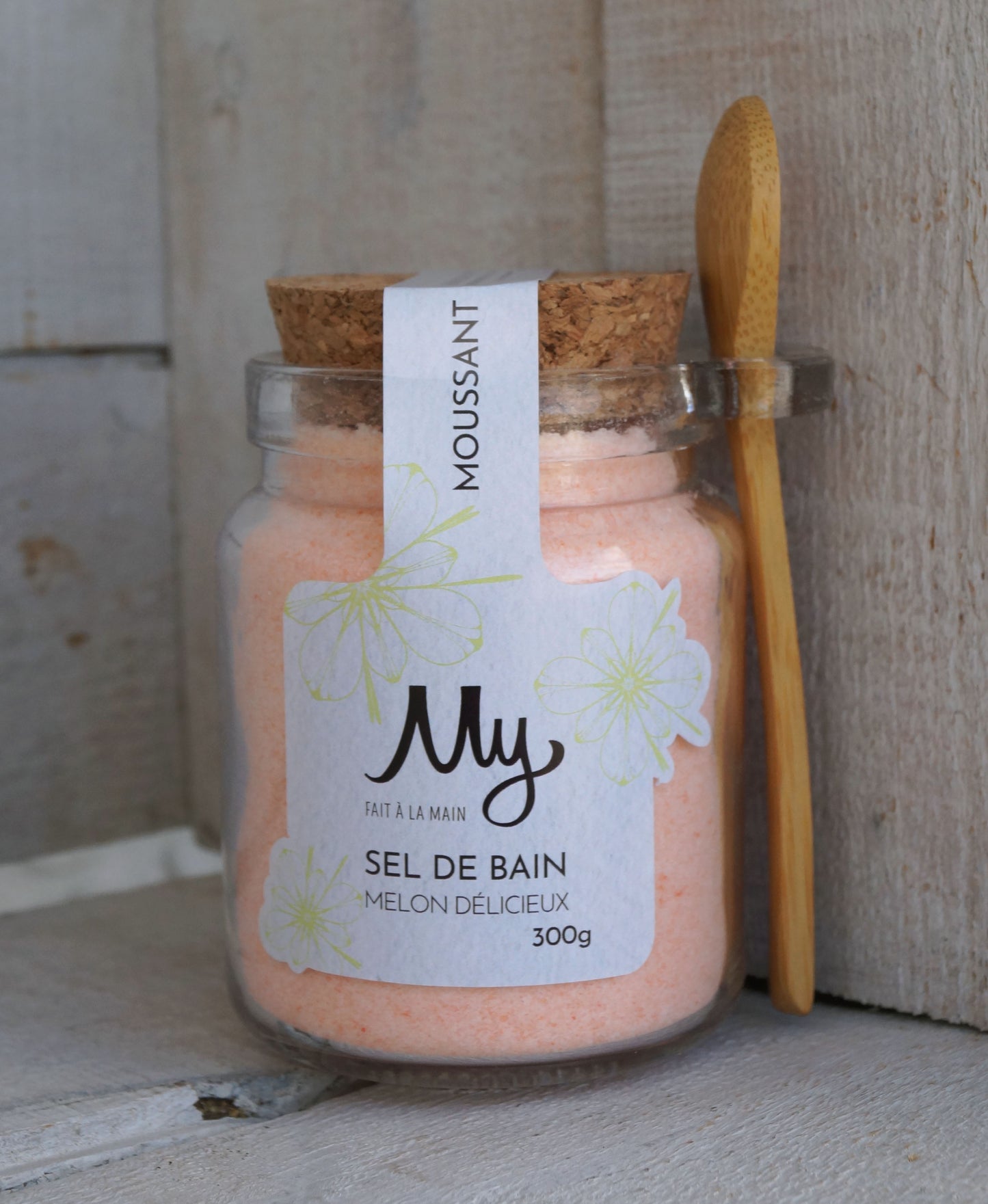 Sel de bain moussant