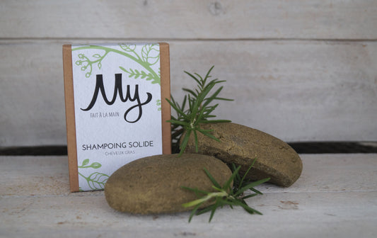 Shampoing solide Cheveux gras Cèdre, romarin et menthe poivrée