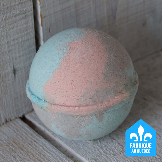 Bombe de bain effervescente Barbe à papa