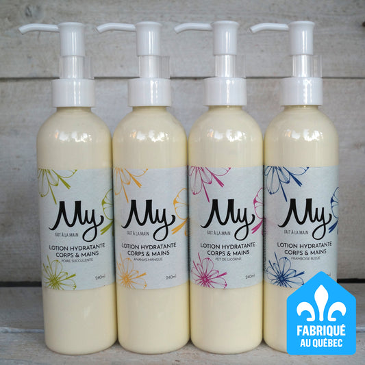 Lotion hydratante corps & mains (huiles parfumées)