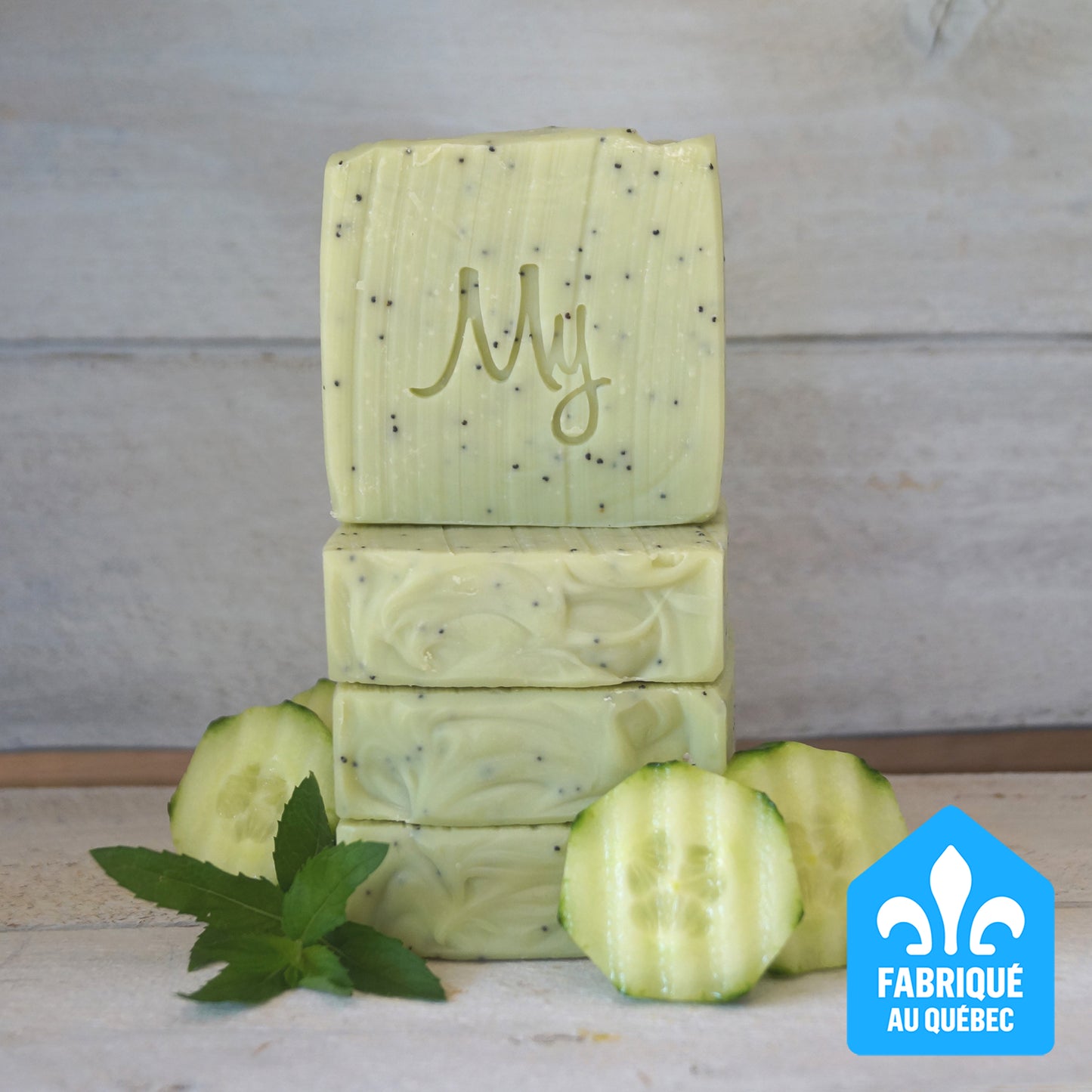 Cucumber &  mint soap