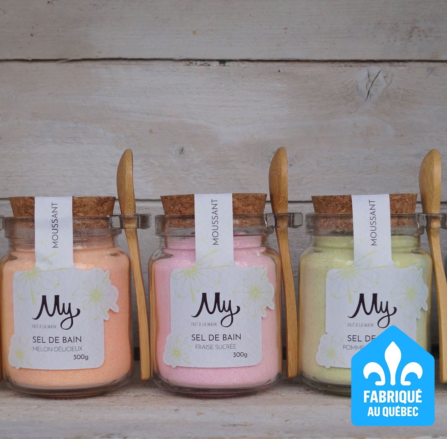 Sel de bain moussant