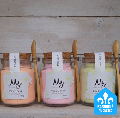 Sel de bain moussant