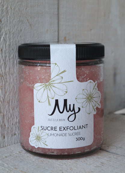 Exfoliating sugar for the body