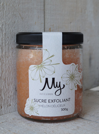 Exfoliating sugar for the body